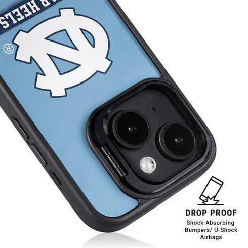 University of North Carolina UNC Tar Heels iPhone 14 Kickstand Case