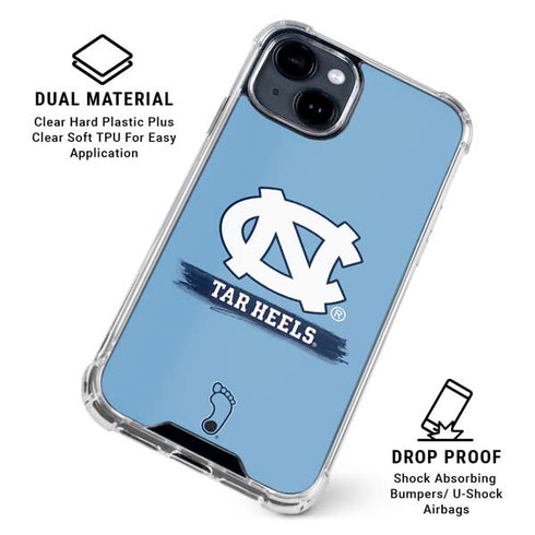 University of North Carolina UNC Tar Heels iPhone 15 Clear Case