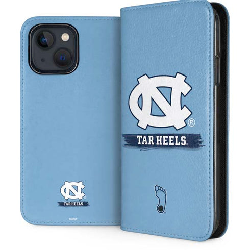 University of North Carolina UNC Tar Heels iPhone 15 Plus Folio Case