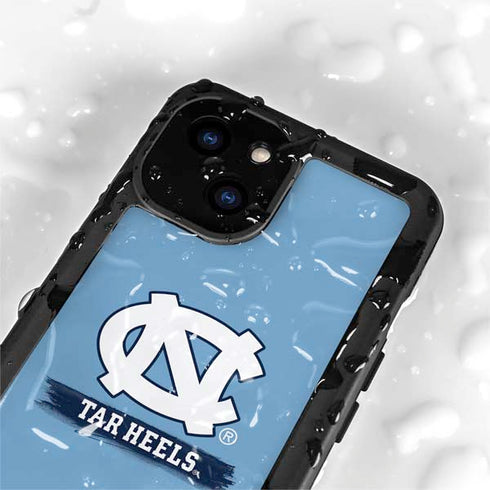 University of North Carolina UNC Tar Heels iPhone 15 Plus Waterproof Case
