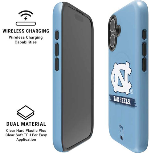 University of North Carolina UNC Tar Heels iPhone 16 Plus Magsafe Impact Case