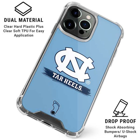 University of North Carolina UNC Tar Heels iPhone 16 Pro Max Clear Case