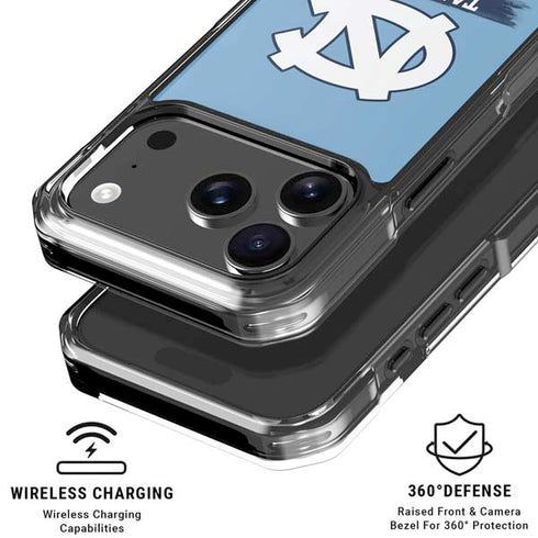 University of North Carolina UNC Tar Heels iPhone 18 Pro Clear Case
