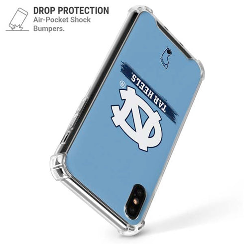 University of North Carolina UNC Tar Heels iPhone X/XS Clear Case