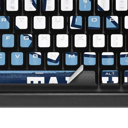 University of North Carolina UNC Tar Heels K95 RGB PLATINUM Mechanical Gaming Keyboard Skin
