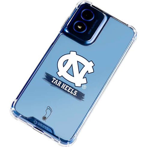 University of North Carolina UNC Tar Heels Moto G 5G (2024) Clear Case