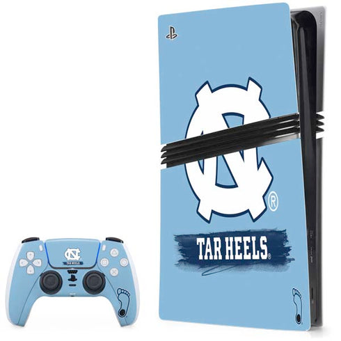 University of North Carolina UNC Tar Heels PS5 Pro Bundle Skin