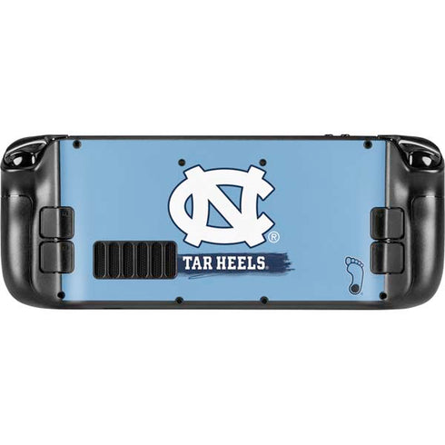 University of North Carolina UNC Tar Heels Steam Deck Handheld Gaming Computer Skin