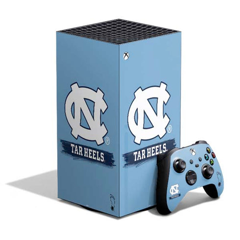 University of North Carolina UNC Tar Heels XBox Series X Digital Edition Bundle Skin