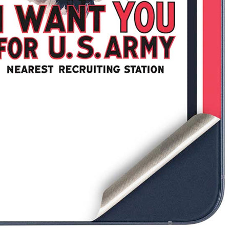 Uncle Sam Vintage War Poster Galaxy A35 5G Skin