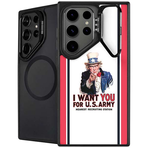Uncle Sam Vintage War Poster Galaxy S24 Ultra Kickstand Case