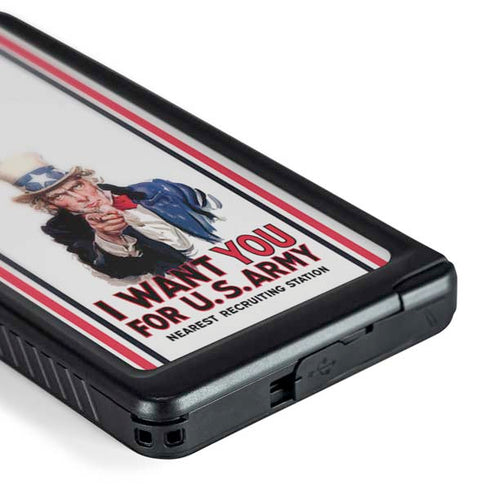 Uncle Sam Vintage War Poster Galaxy S24 Ultra Waterproof Case