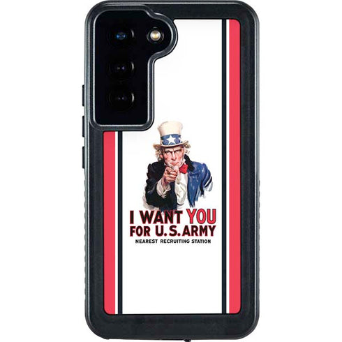 Uncle Sam Vintage War Poster Galaxy S24 Waterproof Case