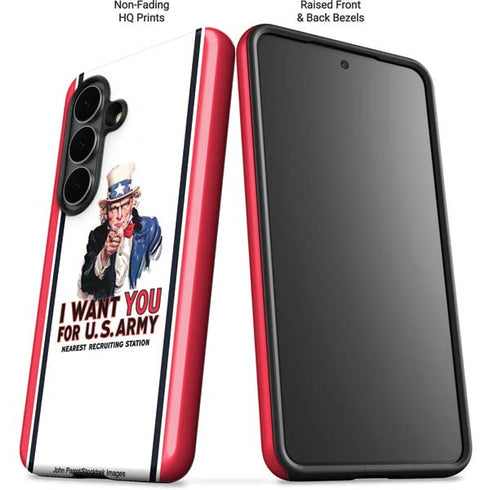 Uncle Sam Vintage War Poster Galaxy S26 Impact Case