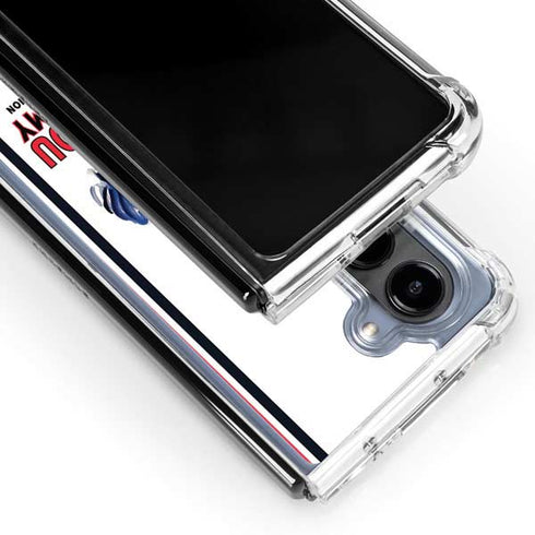 Uncle Sam Vintage War Poster Galaxy Z Fold5 5G Clear Case