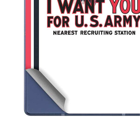 Uncle Sam Vintage War Poster Galaxy Z Fold6 Skin
