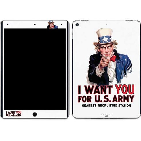 Uncle Sam Vintage War Poster iPad Skins