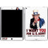 Uncle Sam Vintage War Poster iPad Skins