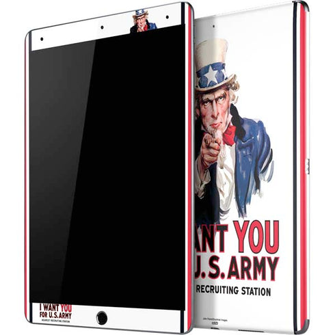 Uncle Sam Vintage War Poster iPad Skins