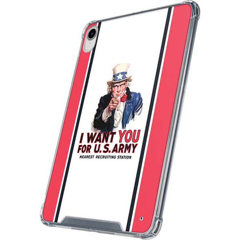 Uncle Sam Vintage War Poster iPad 11th Gen (2025) Clear Case