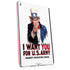 Uncle Sam Vintage War Poster Apple iPad Skin