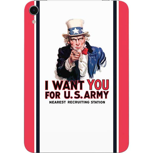 Uncle Sam Vintage War Poster Apple iPad Mini Skin