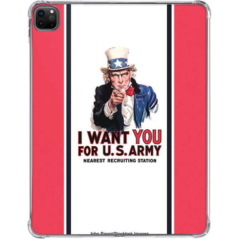Uncle Sam Vintage War Poster iPad Pro 11in (2024) Clear Case