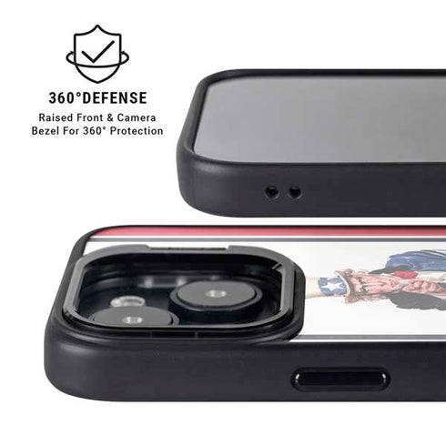 Uncle Sam Vintage War Poster iPhone 14 Kickstand Case