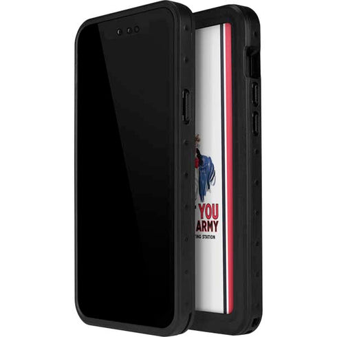 Uncle Sam Vintage War Poster iPhone 15 Pro Waterproof Case