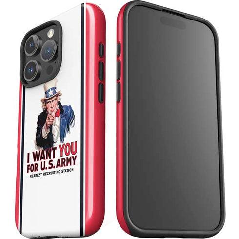 Uncle Sam Vintage War Poster iPhone 16 Pro Impact Case
