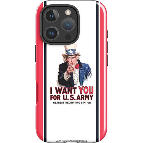 Uncle Sam Vintage War Poster iPhone 16 Pro Max Impact Case