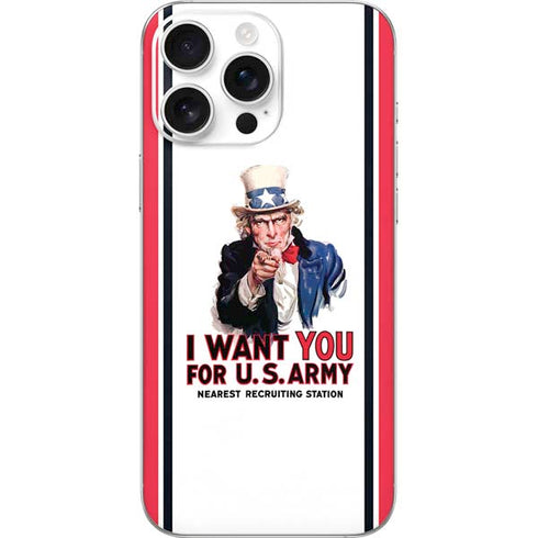 Uncle Sam Vintage War Poster iPhone 16 Pro Max Skin
