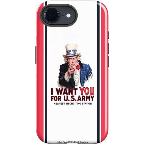 Uncle Sam Vintage War Poster iPhone 16e Impact Case