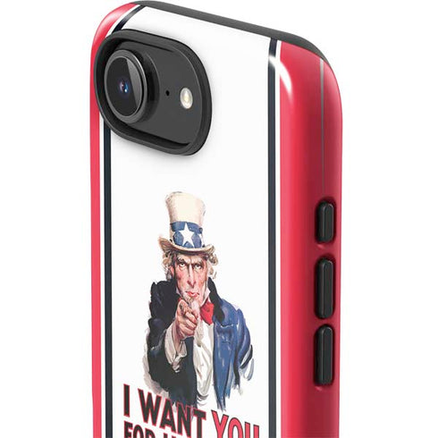 Uncle Sam Vintage War Poster iPhone 16e Impact Case
