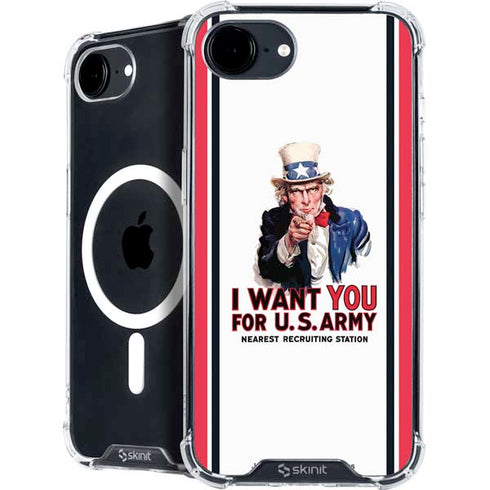Uncle Sam Vintage War Poster iPhone 16e MagSafe Case