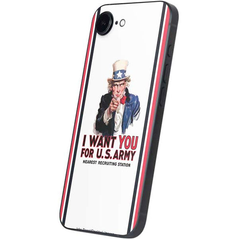 Uncle Sam Vintage War Poster iPhone 16e Skin