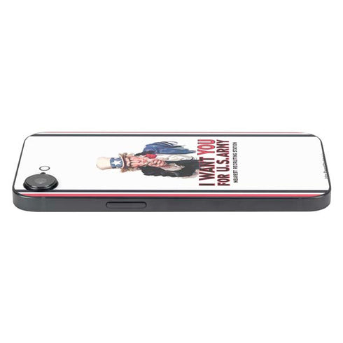 Uncle Sam Vintage War Poster iPhone 16e Skin