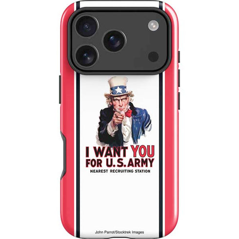 Uncle Sam Vintage War Poster iPhone 18 Pro Impact Case