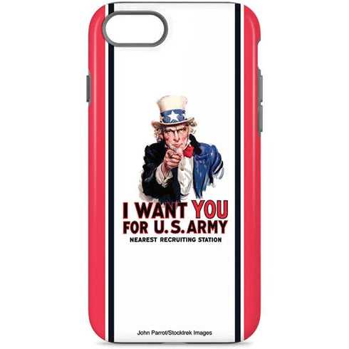 Uncle Sam Vintage War Poster iPhone Cases