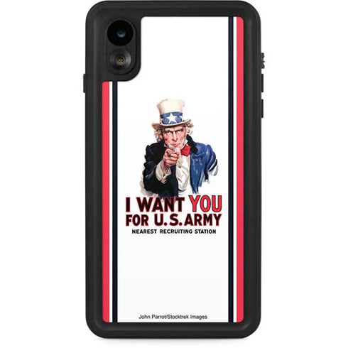 Uncle Sam Vintage War Poster iPhone Cases