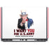 Uncle Sam Vintage War Poster Dell Precision Skin