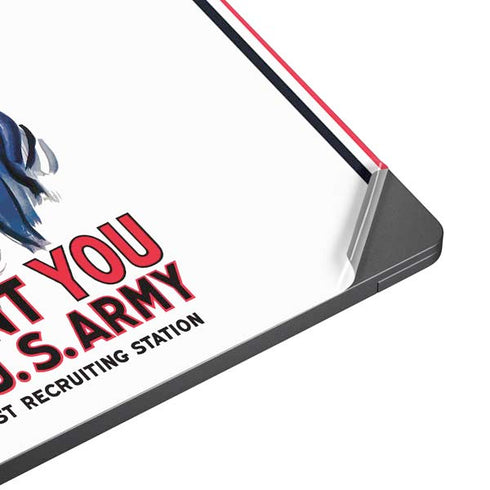 Uncle Sam Vintage War Poster Surface Laptop 7 15in Skin