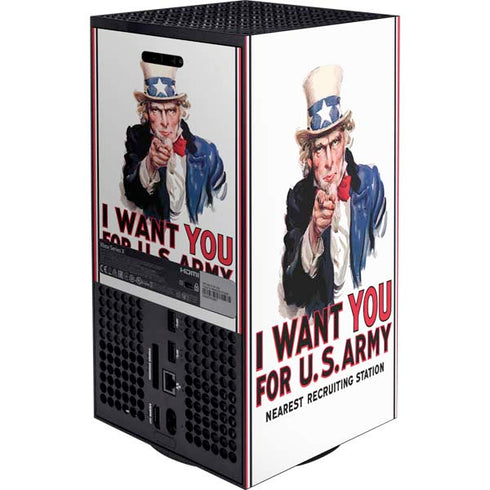 Uncle Sam Vintage War Poster XBox Series X Digital Edition Bundle Skin