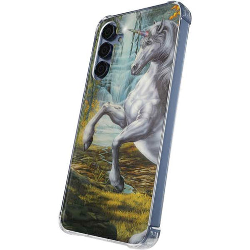 Unicorn of the Willow by Ed Beard Jr Galaxy A55 5G Clear Case