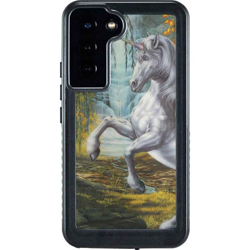 Unicorn of the Willow by Ed Beard Jr Galaxy S24 Plus Waterproof Case