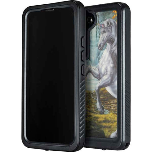 Unicorn of the Willow by Ed Beard Jr Galaxy S24 Plus Waterproof Case