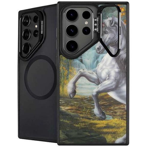Unicorn of the Willow by Ed Beard Jr Galaxy S25 Ultra Kickstand Case