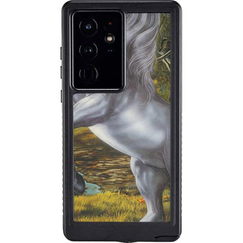 Unicorn of the Willow by Ed Beard Jr Galaxy S24 Ultra Waterproof Case