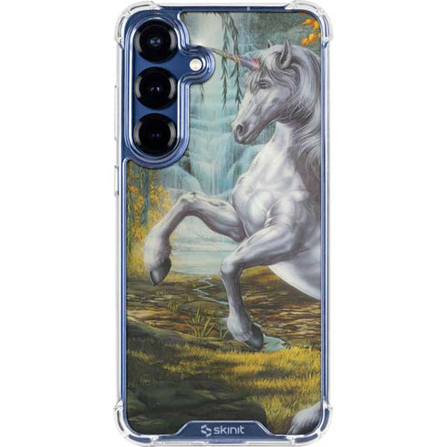 Unicorn of the Willow by Ed Beard Jr Galaxy S25 Clear Case