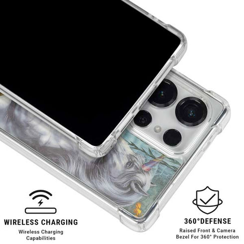 Unicorn of the Willow by Ed Beard Jr Galaxy S25 Ultra Clear Case